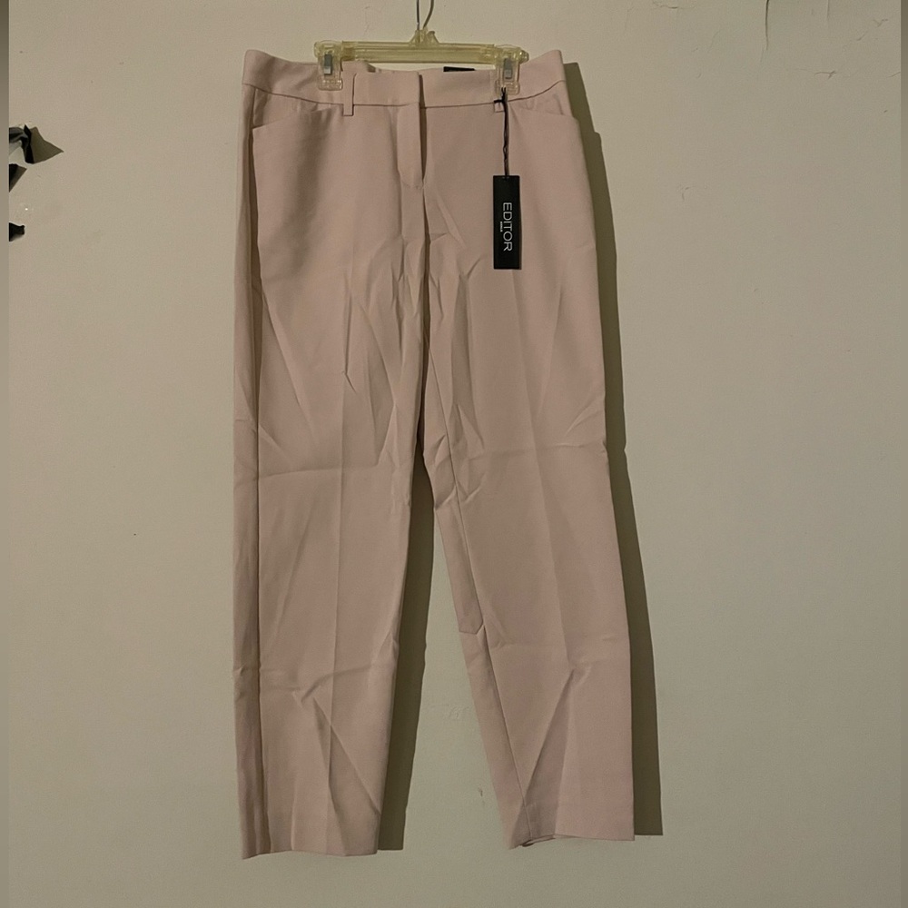Express Editor Ankle Mid Rise Pants - Picture 2 of 4